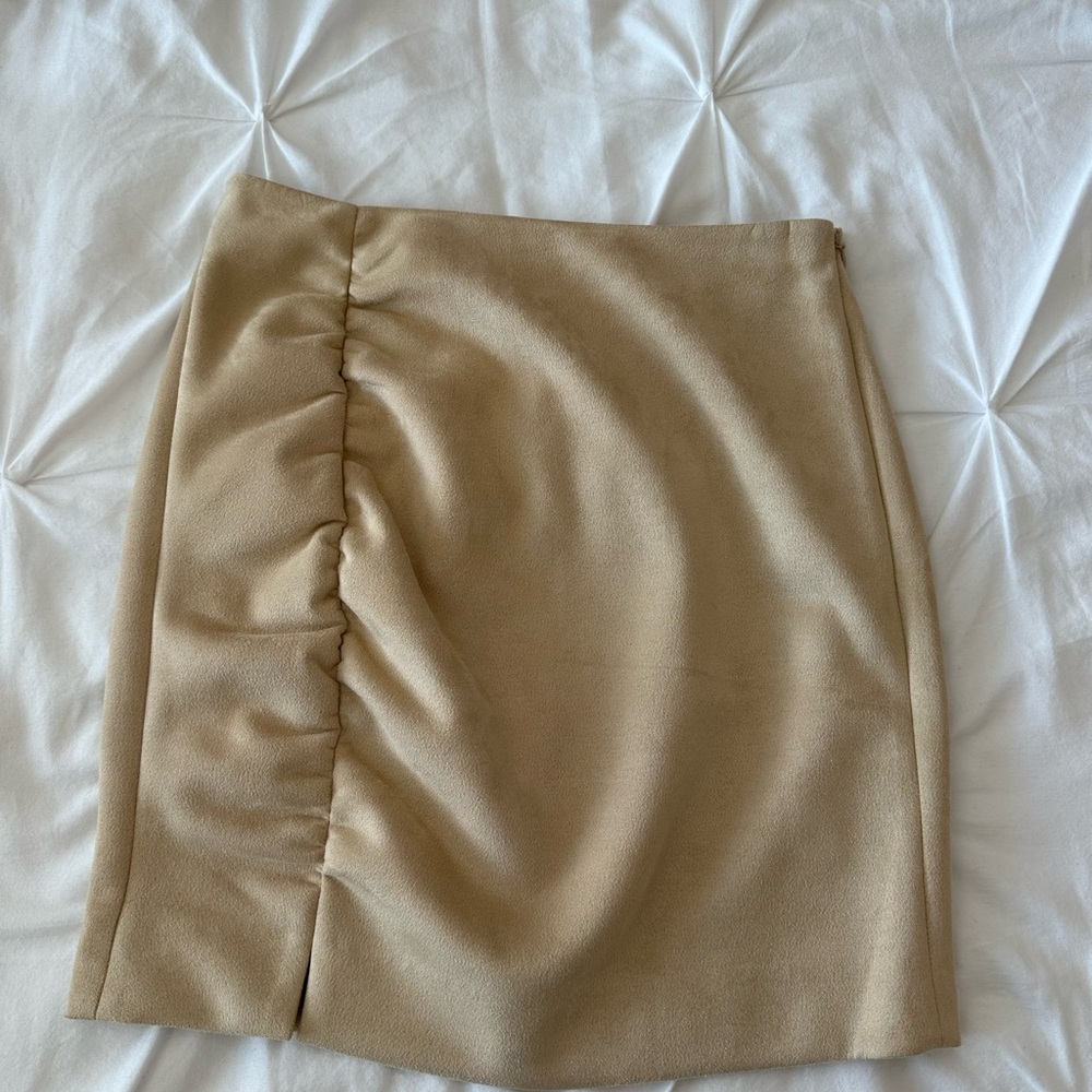 Free People tan skirt